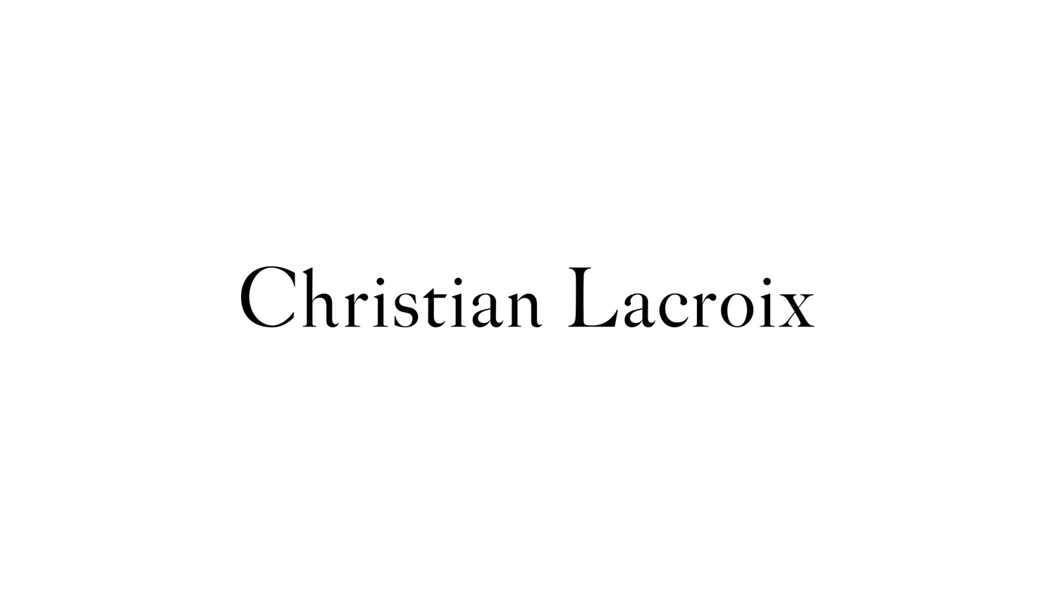 Christian Lacroix