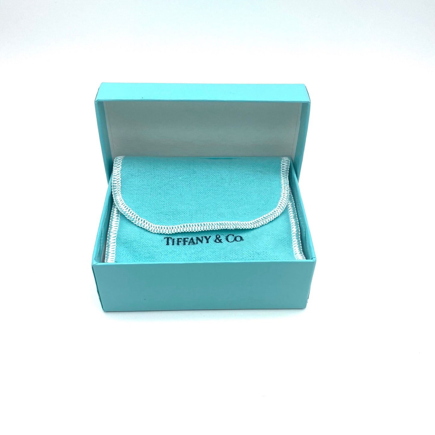 Tiffany and Co Ziegfeld Single Freshwater Pearl Necklace in Original Pouch and Original Iconic Box