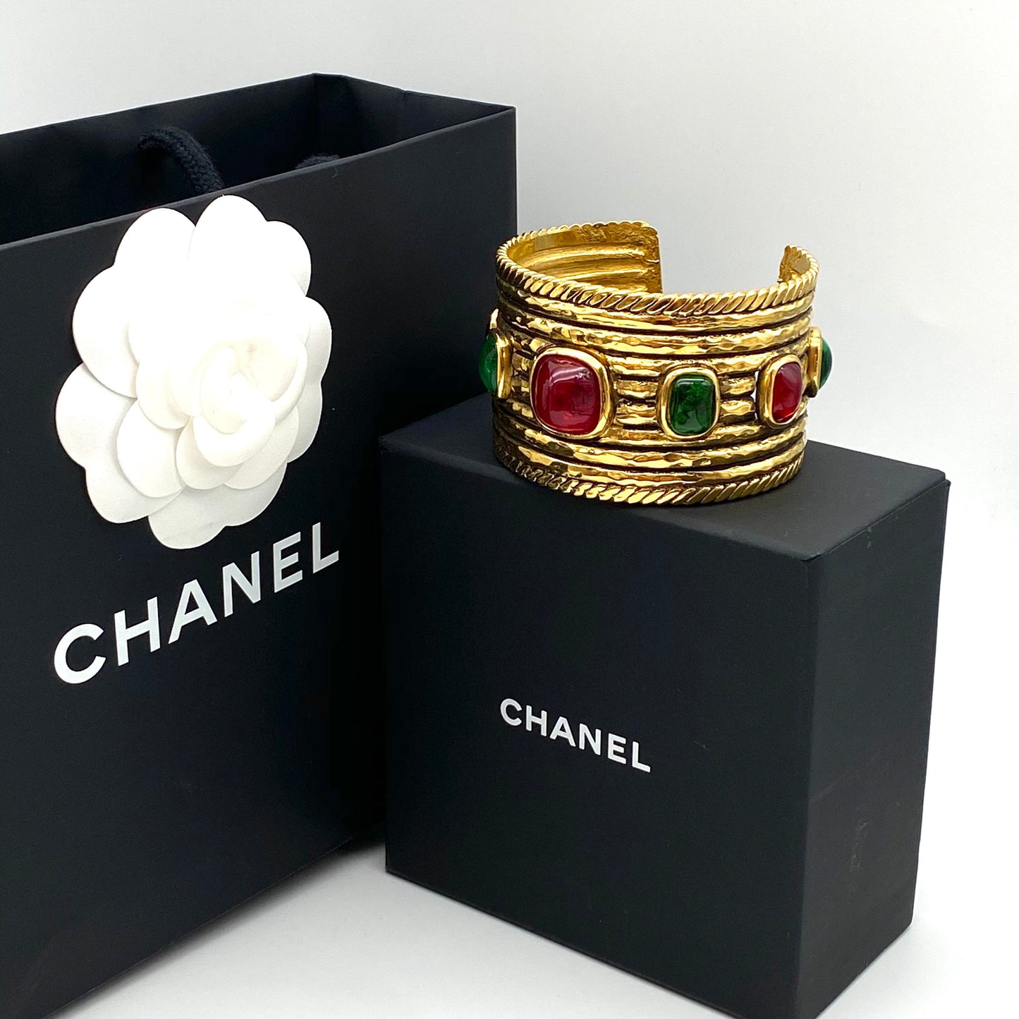 Chanel 1984 Gripoix Cuff