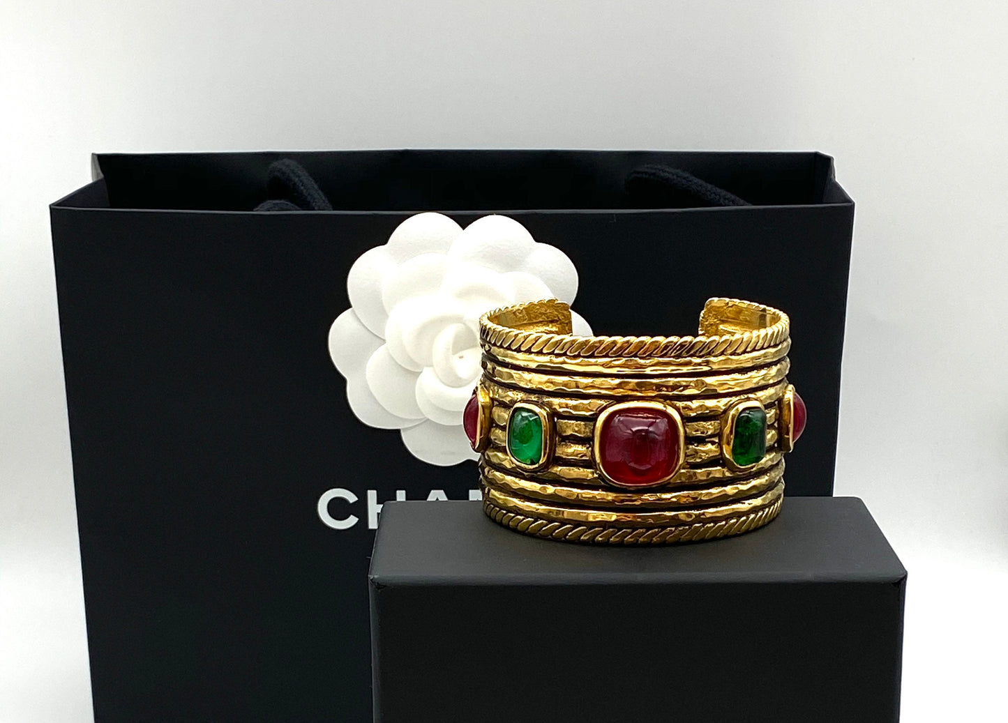 Chanel 1984 Gripoix Cuff