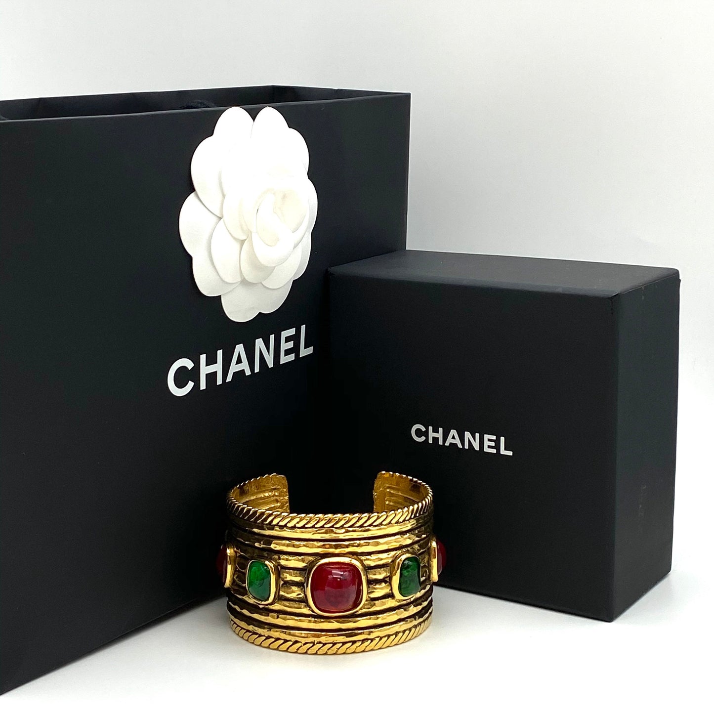 Chanel 1984 Gripoix Cuff