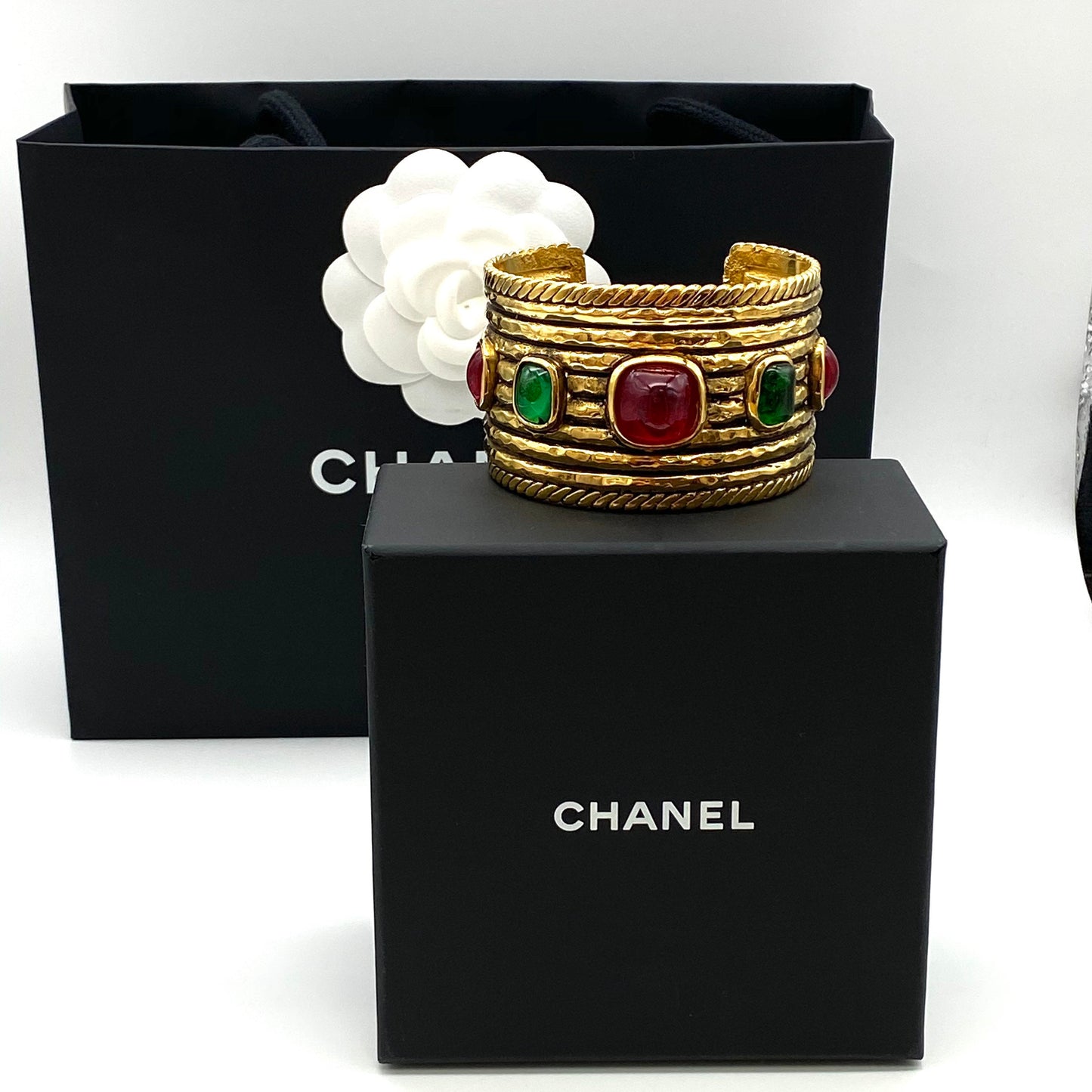 Chanel 1984 Gripoix Cuff