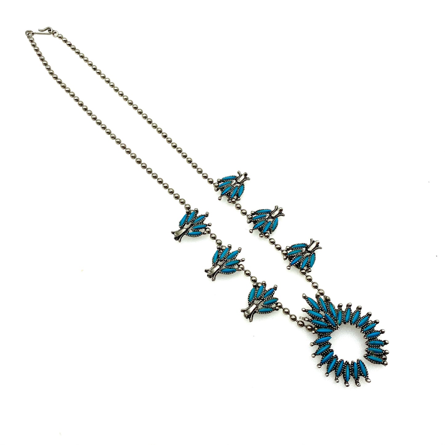 Zuni Squash Blossom Style Necklace