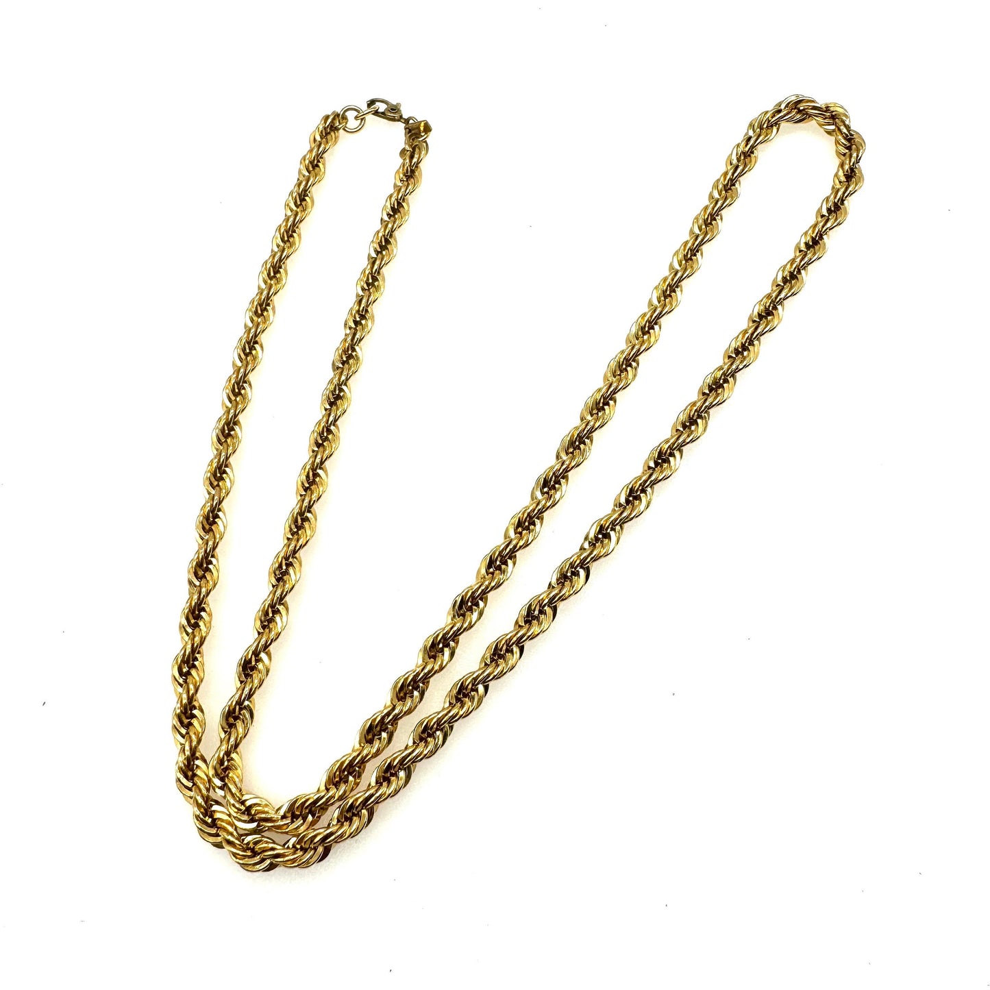 Monet Gold Plated Rope Twist Necklace