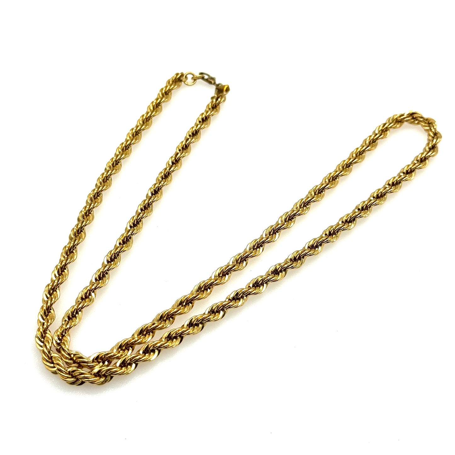 Monet Gold Plated Rope Twist Necklace