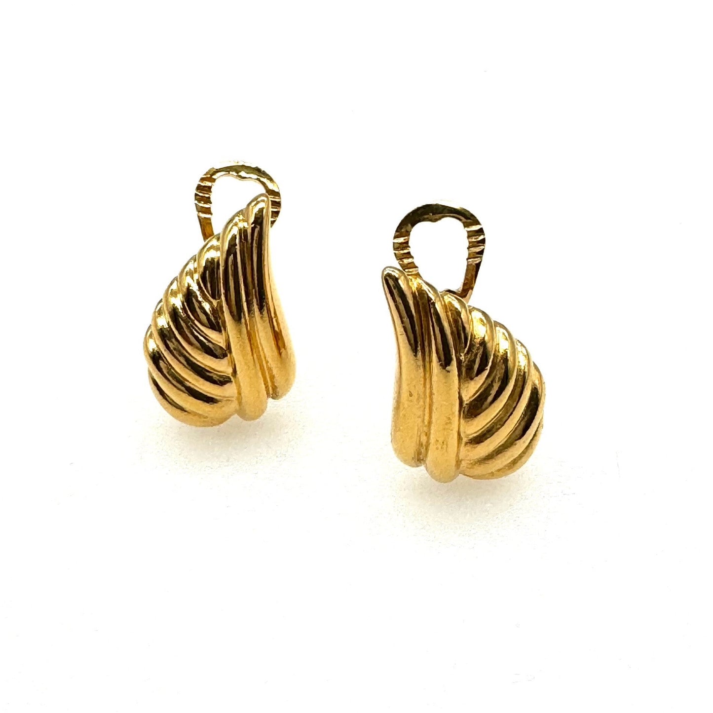 Monet Stylised Leaf Clip On Earrings