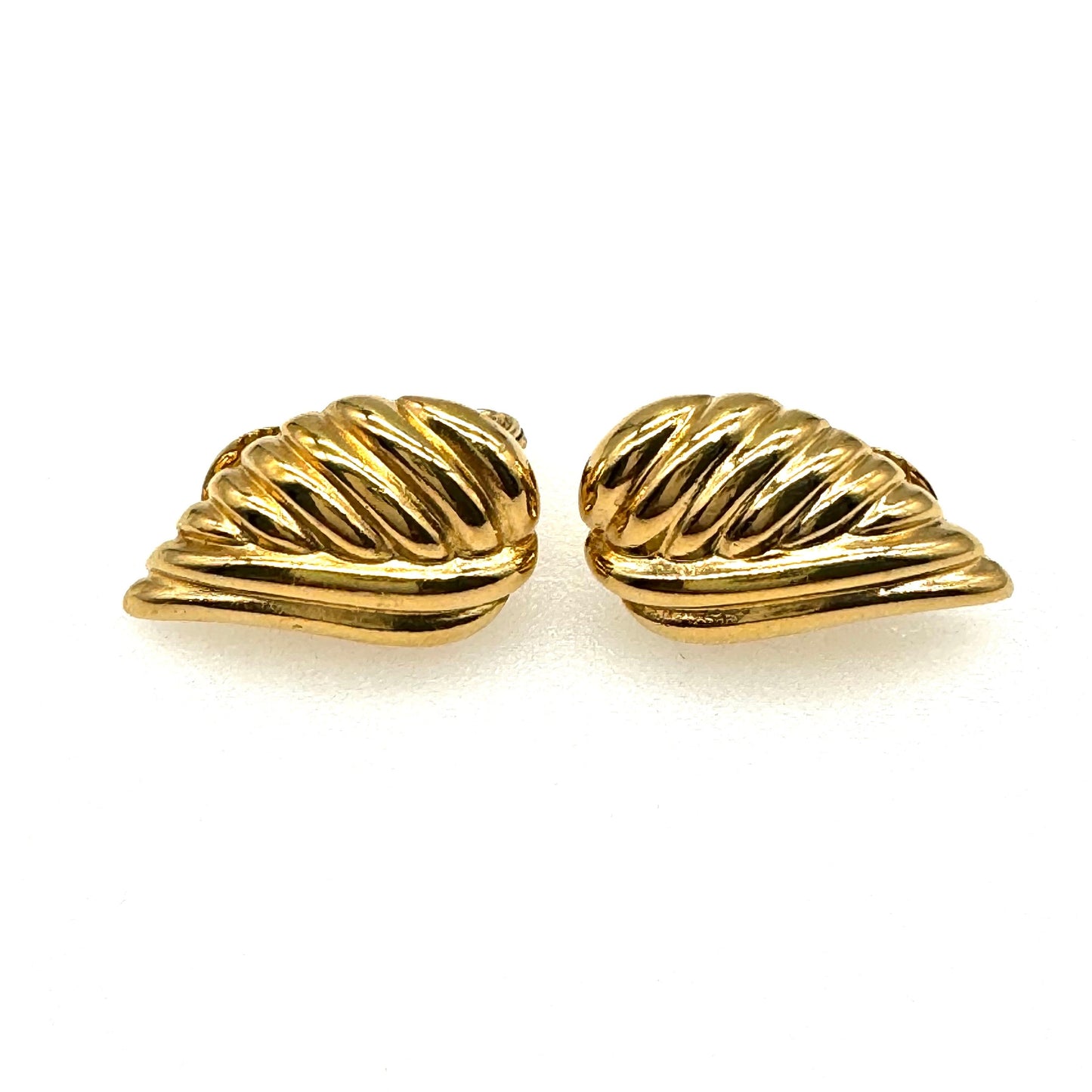 Monet Stylised Leaf Clip On Earrings