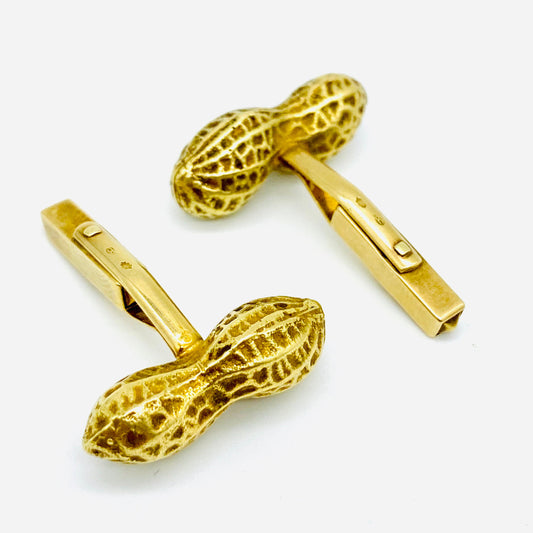 14ct Gold Peanut Cufflinks Netherlands