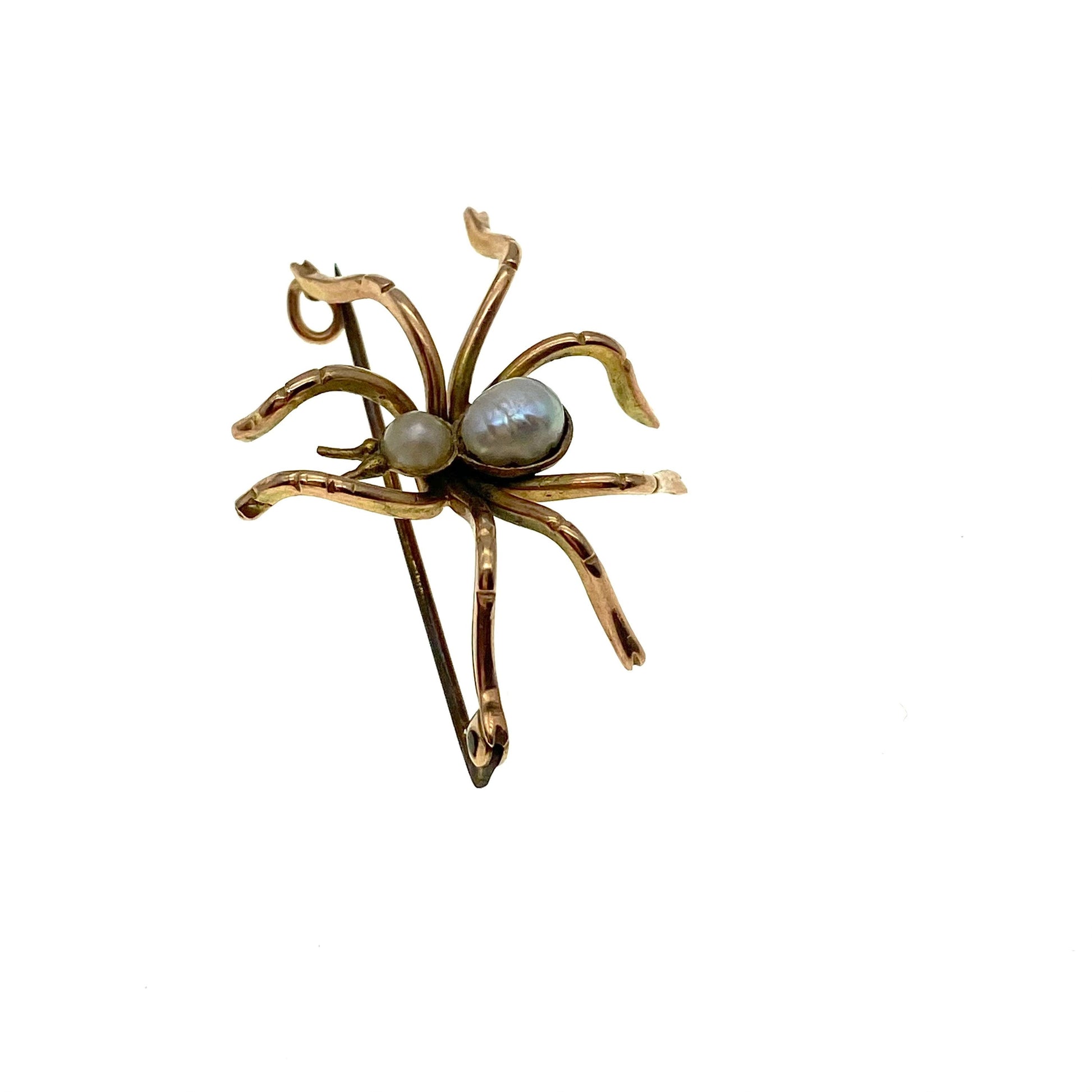 Large Antique Spider Bug Brooch C Catch - Ruby Lane