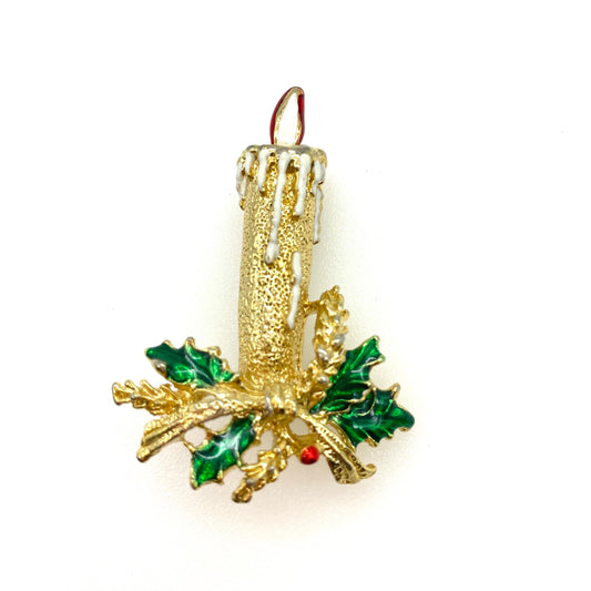 Gerry’s 1960's Christmas Candle Brooch