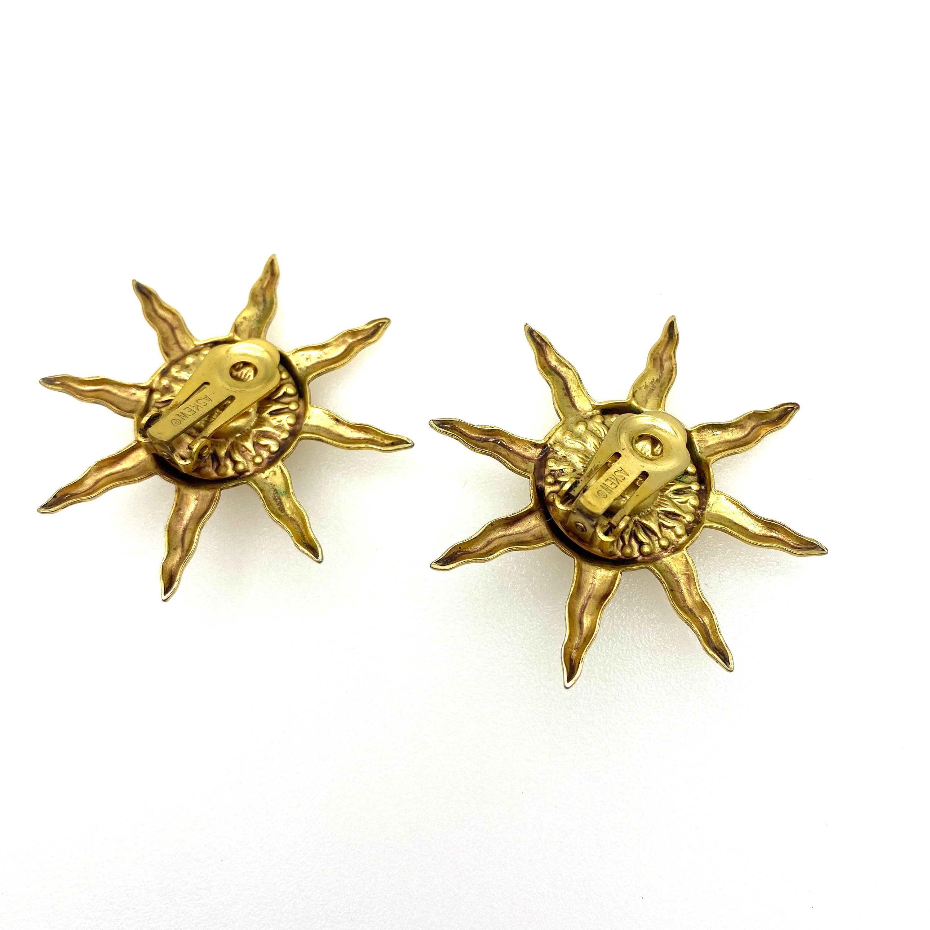 Sun & Moon Earrings - Gold – Eye Candy Los Angeles