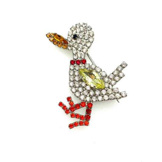 Broche Canard dandinant Butler et Wilson