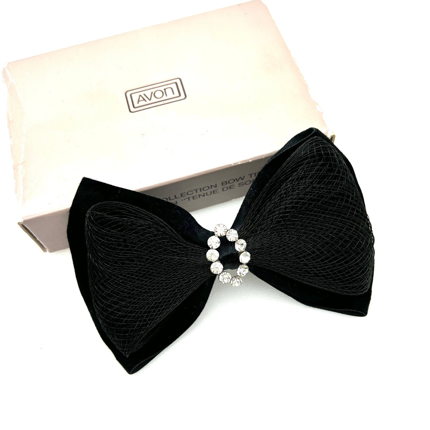 Avon Evening Collection Bow Tie NOEUD PAPILLON Tenue De Soiree Made By Cherry With Original Box