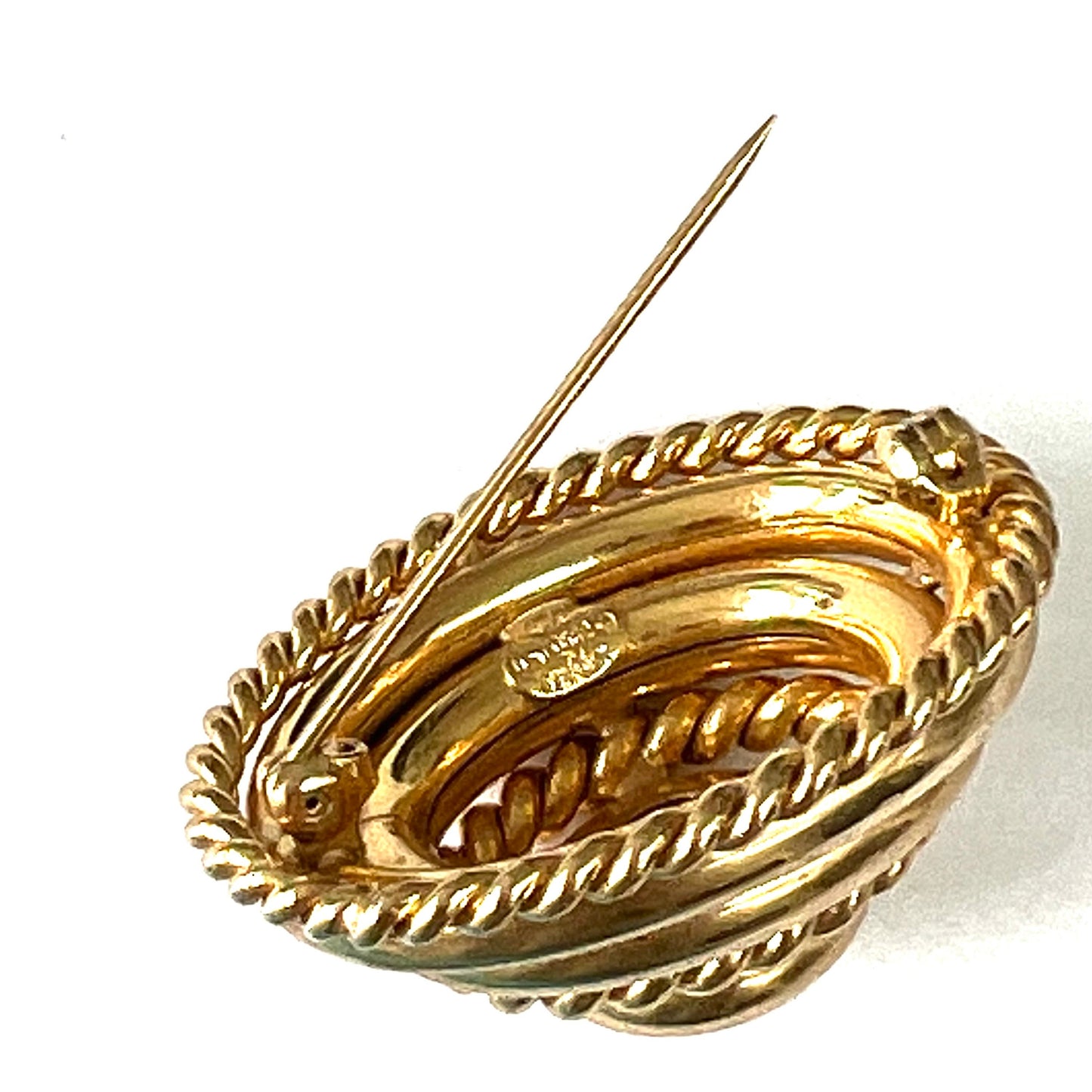 Grosse 1970 Germany Domed Gold Plated Brooch