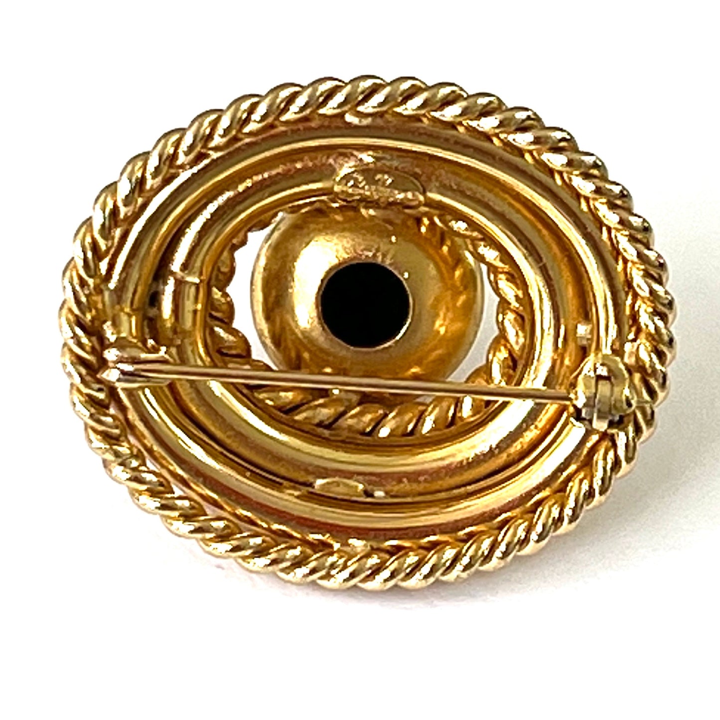 Grosse 1970 Germany Domed Gold Plated Brooch