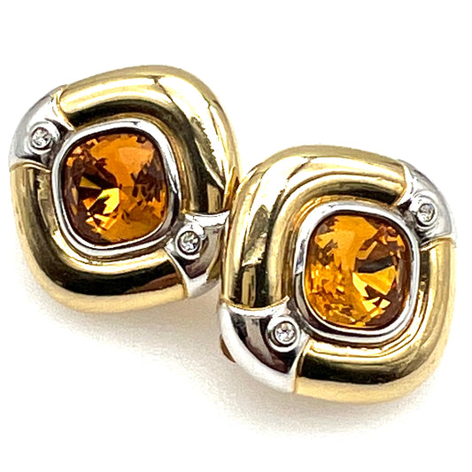 Grosse Gold Plated Clip On Earrings