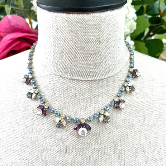 1950's Aurora Borealis Colourful Necklace